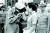 6·25전쟁 발발 후 대만을 방문한 유엔군 총사령관 맥아더. 오른쪽은 장제스의 부인 쑹메이링. [사진 김명호]