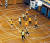 제주 남녕고 체육관에 설치된 AI 카메라가 학생들의 경기를 중계하는 장면. [사진 와이에스티(주)]