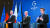 안제이 두다 폴란드 대통령과 올라프 숄츠 독일 총리, 에마뉘엘 마크롱 프랑스 대통령(왼쪽부터)이 지난 8일 베를린에서 우크라이나 사태와 관련해 기자회견을 하고 있다. [로이터=연합뉴스]