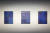 실비아 인셀비니의 ‘녹턴 시리즈’. 종이에 볼펜으로 수없이 선을 그어 금속같은 질감과 푸른 빛의 색감을 만들었다. [사진 통영국제트리엔날레] 