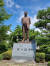 1930년 일본 군부의 반대를 무릅쓰고 런던 해군 군축조약을 체결했던 하마구치 오사치 전 총리의 동상. [사진 나리카와 아야]