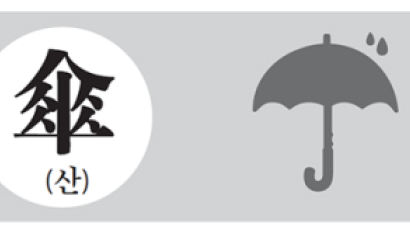 [漢字의 비밀] ‘傘(우산 산)’