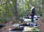 강원도 홍천에 있는 힐리언스 선마을에서 아침 명상을 지도하는 이시형 박사. [중앙포토]