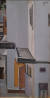 성곡미술관 '그 너머-원계홍 탄생 100주년 기념전'에서 전시 중인 원계홍의 ‘성북동 풍경 (산동네)’ (1977) [사진 문소영]