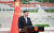 지난달 24일 시진핑 주석이 주중 대사 70명으로부터 신임장을 받은 뒤 연설하고 있다. [신화=뉴시스]
