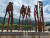피레네 협곡의 바스크족이 롤랑부대를 격퇴한 기념조각. [사진 손관승]