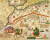 지도 제작자 크레스케스가 만든 세계지도의 일부. 모로코에서 중국까지 여행한 이븐 바투타와 말리의 왕이 그려져 있다. [사진 바다위의정원]