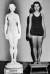 1945년 평균적인 미국 여성의 전형으로 여겨진 조각상 ‘노르마’와 이에 가장 흡사한 사람을 찾는 대회에서 우승한 마사 스키드모어. [사진 와이즈베리]