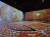서울 롯데백화점 에비뉴엘 그라운드 시소 관에서 전시 중인 국내산 몰입형 미디어아트 ‘알폰스 무하 더 골든 에이지’의 한 장면. [사진 문소영]