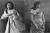 대배우 사라 베르나르의 1865년 21살 모습(왼쪽, 펠릭스 나다르의 사진)과 알폰스 무하를 처음 만나던 즈음인 1894년 50살 연극 '토스카'에 출연한 모습. 베르나르는 50대에도 계속 주역을 맡고 비평가와 대중의 찬사를 받으며 커리어의 절정에 있었다. [사진 위키피디어, 미국 의회도서관] 