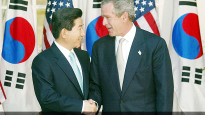 [2003.05.15] 노무현 대통령, 부시 대통령과 정상회담
