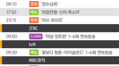 [TONG] 결정장애를 위한 TV 편성표, 2월 10일