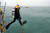2014년 5월 전남 진도 앞바다 세월호 사고해역에서 한 잠수사가 수색을 위해 입수하고 있다. [사진=중앙포토]