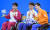 2016 리우패럴림픽대회 S4 남자 100m 자유형에서 우승한 조기성(가운데)이 시상식에서 금메달을 목에 걸고 다른 메달리스트와 함께 기뻐하고 있다. [사진=중앙포토]