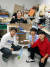 왼쪽부터 시계 방향으로 최재웅, 김민영, 전형민, 한대성 학생.